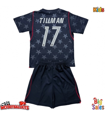 United States Malik Tillman #17 Replica Away Stadium Kit for Kids World Cup 2026 Short Sleeve (+ pants)